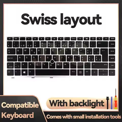 For HP EliteBook 840 G5 G6/846 G5/745 G5/645 G6/ZBook 14u G5/ZBook 14u G6 laptop replacement keyboar