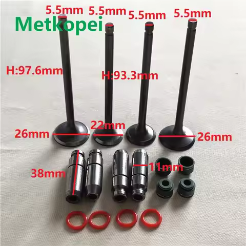 Motorcycle GN250 GZ250 DR250 EN250 Engine Valve Intake Exhaust Stem Valve Oil Seal for Suzuki 250cc 