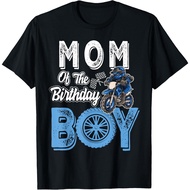 Mom Of The Birthday Boy Dirt Bike B-Day Motocross Party T-Shirt