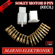 9 PIN SMALL MOTORCYCLE SOCKET 9PIN SOCKET ORIGINAL ORIGINAL