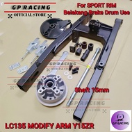 Y15ZR Y15 YSUKU SWING ARM MODIFY PNP LC135 (BELAKANG BRAKE DRUM) "GP RACING"