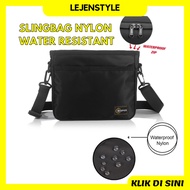 SLING BEG LELAKI YKK ZIP SNIPER SLING BAG CHEST BAG LELAKI CROSSBODY BAG SLIM BEG BAHU LELAKI BEG SA