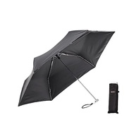 【Direct from japan】Waterfront Folding Umbrella (Sun and Rain Umbrella) Pocket Flat Sunshade Black 50