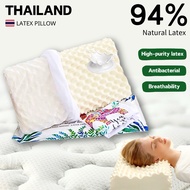 Royal Latex Pillow Free Cover Neck Shoulder Support Ergonomic Pure Lateks Bantal Tidur Viral Healthy Sleeping