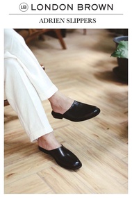 LONDON BROWN - ADRIEN รองเท้าหนัง SLIPPERS