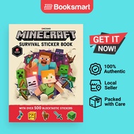 [Local Stock] Minecraft Survival Sticker Book An Official Minecraft Book From Mojang | 9781405288552