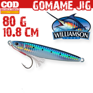 Metal Jig 80g Williamson Gomame Jig Umpan Jigging