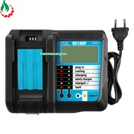 Sạc pin Makita 14V 18V DC18RF LCD có cổng USB