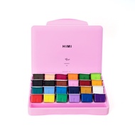 Màu Gouache HiMi Dạng Thạch Bộ 18/24 Màu (TẶNG GIẤY VẼ)