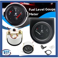 Fuel Level Gauge Car Meter LED 52MM Automotive Gauges 12V Ohms Pointer Instrument Universal