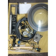 Toshiba TW-BK115GF4M POWER INVERTER BOARD DRAIN PUMP INLET VALVE ALL PARTS WORKING CONDITION REJECT 