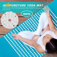 100pcs Plastic Lotus Acupressure Yoga Mat Spikes Pilates Cushion Pad Needle *AU [anisunshine.sg]