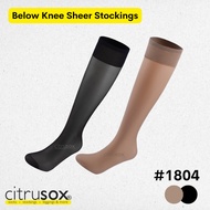 CITRUSOX Sheer Below Knee stretchable 10-denier Stockings (Free Size) #1804