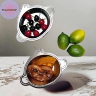 PeaceShells Children Cute Monkey Cat Bowl Stainless Steel Dinner Bowl Kid Salad Bowl Kindergarten Fo