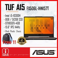 ASUS TUF GAMING F15 Gaming Laptop - Black Plastic Chasis| Intel Core i5-10300H +GTX1650Ti Graphics Card [FX506L-IHN157T]