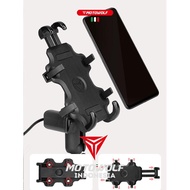 Motowolf Phone Holder Charger Hp 360 Travel Sepeda Motor V5 2830