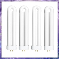 (Y W Z H)4 Pack Bug Zapper Replacement Light Bulb U Shaped Twin Tube Bulb for Outdoor Mosquito Zappe