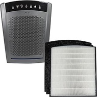 Hunter HP850UV Large Multi-Room Air Purifier Value Pack with True HEPA Filter for Allergies, UVC Germicidal Light, Removes 99.97% of Pollutants, Graphite