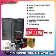 (NEW) DEKSTOP PC GAMING/CPU BASIC GAMING/CUSTOM MADE BUDGET AMD ATHLON 3000G 8GB RAM 120GB SSD