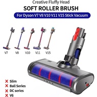 Roller Brush Cleaner Head Replacement Compatible with for Dyson V7 V8 V10 V11 V15 - Cordless Stick Vacuum Cleaner with Indicator for Hardwood Floor（dyson soft roller cleaner head ）