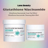 [APLB] Glutathione Niacinamide Toner Pad 100ml/ Cleansing Balm 80ml