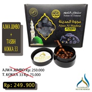 Dates Ajwa Premium 1kg Jumbo FREE Tasbih Kokka