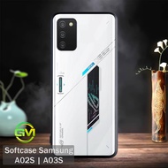 HP [GM41] Softcase Glossy Samsung A02S | A03S Protective Mica Case Green Market Rog Silicone Rubber 