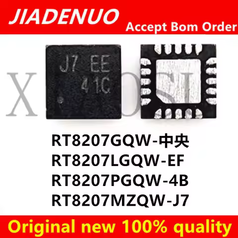 (5piece) RT8207MZQW RT8207M J7=FA J7=.. RT8207PGQW RT8207P 4B=1D 4B=.. RT8207LGQW RT8207L EF=DG EF=.