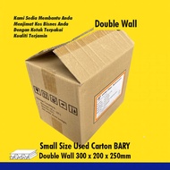 Used Small Size Box 10 Pcs Carton Box Kotak Kecil Recycle Terpakai Suitable for online business parc