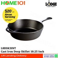 Lodge Seasoned Cast Iron Skillet 10.25 Inch L8DSK3INT