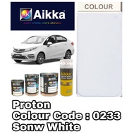AIKKA AUTOMOTIVE PAINT / PROTON PERSONA A0233 / SNOW WHITE /  TOUCH UP PAINT / DIY CAT SPRAY TIN / C