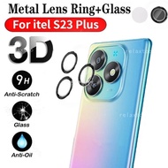 [COMPLETE PACKAGE] Itel S23+ Camera ProtectorRing | Itels23+ CameraRing | Tempered Glass Itel S23 Pl