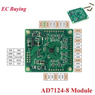 Multi-Channel ADC Data Module AD7124 AD7124-8 Wide Pressure DC2.7-6V Serial Port Board RS232