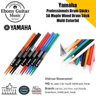 Yamaha 5A Professional Drumsticks, Maple Wood Drumsticks, Multi-Colored for Practice Use, Drumstick