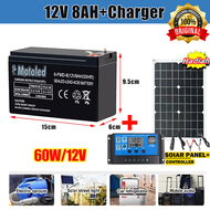 AKI-12V8AH-MOTOLED ASLI Aki Tangki Semprot 12V 8AH  Aki Sprayer Aki Kering  12 Volt 8AH /12V8AH Aki 