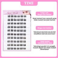 MATA Trendy False Eyelashes 3D Cluster Lasher Waterproofnatural