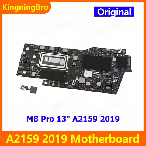 2019 Laptop A2159 Motherboard For MacBook Pro 13" A2159 Logic Board With Touch ID i5 i7 8GB 16GB 820