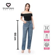 UNISOO JEANS - CK8005-1 Highwaist Jeans | Boyfriend Jeans | Highwaist Women's Jeans | Loose Jeans