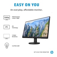 (USED/FAUTY) HP V24i Full HD 1080p monitor 24 inch (VGA PORT ONLY)