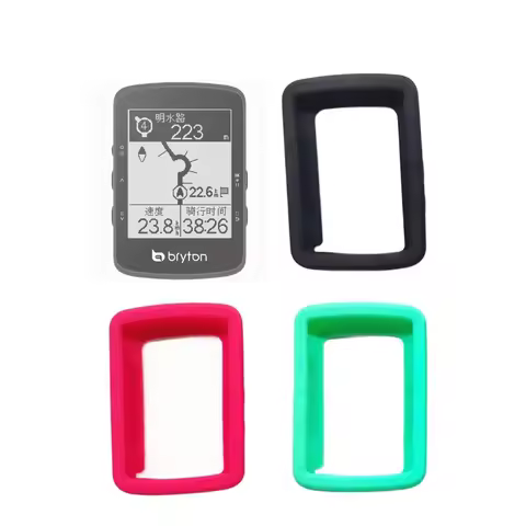 Silicone Soft Edge Shell Protective Case Screen Protector Film Cover For Bryton Rider 460 R460 GPS B