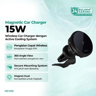 AUKEY HD-M12 Magnetic Wireless Car Charger 15W Phone Mount Fast Charger