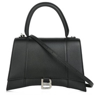 Balenciaga Hourglass Top Handle Bag Black