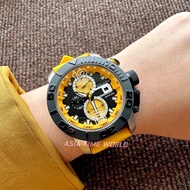 [Original] Balmer 8811G SS-42 Chronograph Sapphire Men's Watch with Black Yellow Dial Yellow Silicon Strap