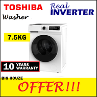 [FREE SHIPPING] Toshiba 7.5KG 8.5KG Front Load Washer Full Automatic Washing Machine Auto Real INVER