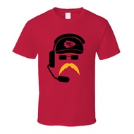 Andy Reid Kansas City Moustache Fan T Shirt