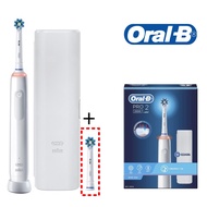 Oral-B Pro 2 2500 Electric Toothbrush  +  Refill Brush Head  + case CrossAction Rechargeable White