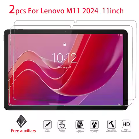 2PCS Tempered Glass Screen Protector For Lenovo Tab M11 2024 11inch Tablet Lenovo M11 Screen Protect