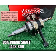 Y15ZR CSA CRANK SHAFT JACK ROD 4.5MM ROD 102MM