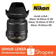 Lens Hood Kit Nikon D40 D40x D60 D3000 D3100 D3200 D5000 D5100 D5200 Lenshood Flower 18-55mm