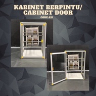 KABINET BERPINTU ALUMINIUM /ALUMINIUM DOOR CABINET CODE 631